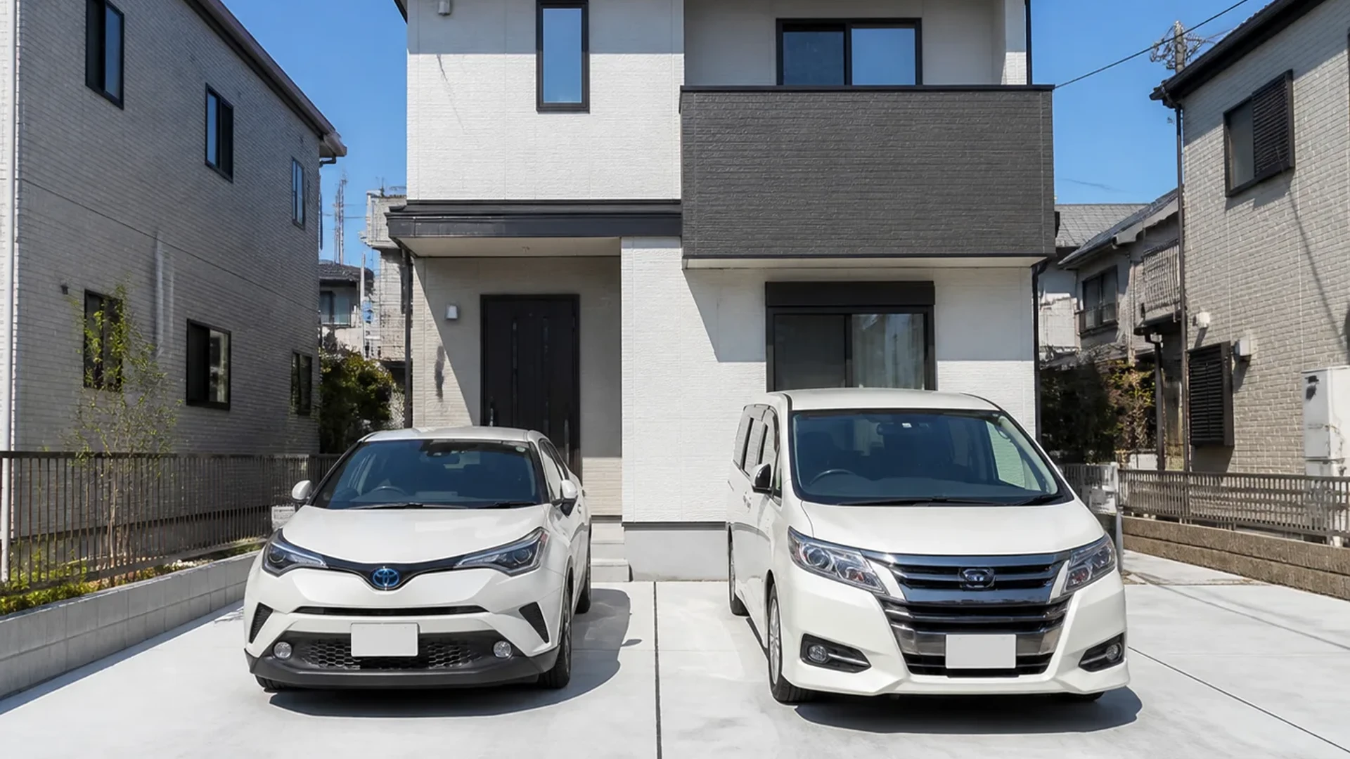 駐車2台想定のゆとり